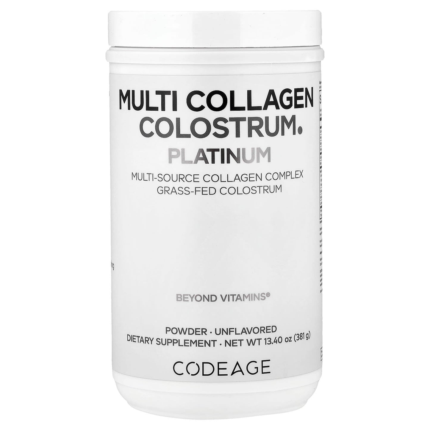 Codeage Platinum Multi Collagen Colostrum Powder Supplement - Image 1