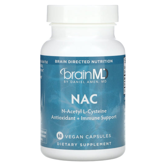 Boost Brain Health with BrainMD NAC 600 mg, 60 Capsules - Image 1