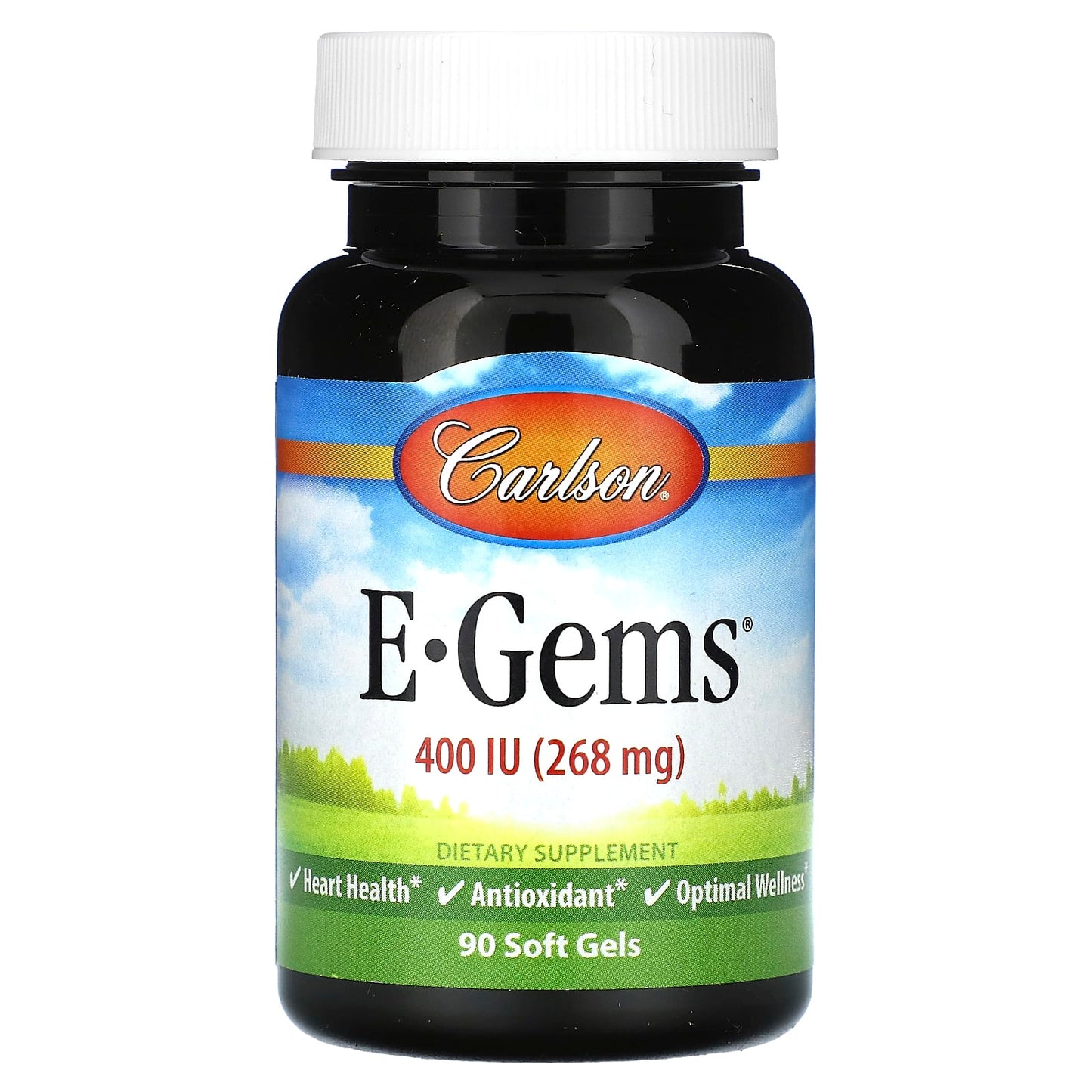 Carlson E-Gems Vitamin E Soft Gels for Heart Health - Image 1