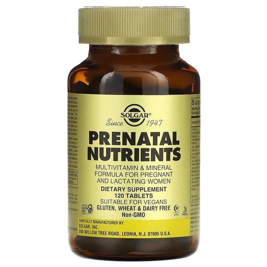 Solgar, Prenatal Nutrients, 120 Tablets - Image 1