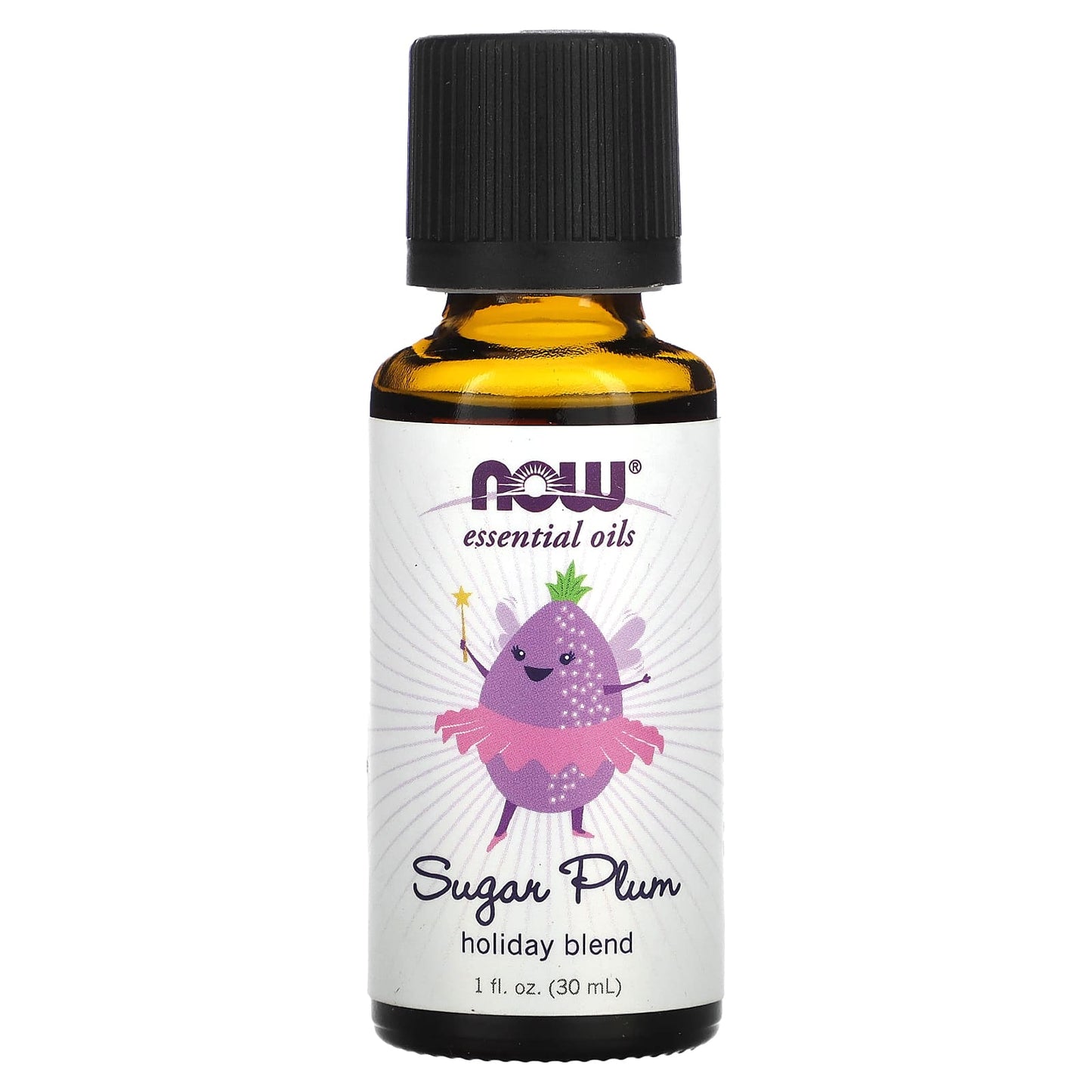 NOW Foods, Essential Oils, Sugar Plum, 1 fl oz (30 ml) - Image 1