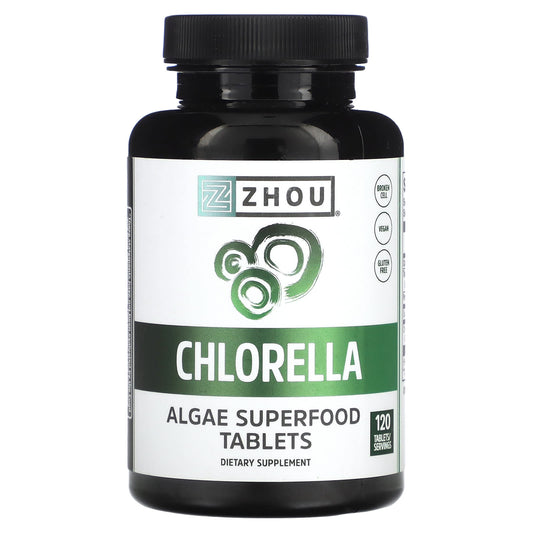 Zhou Nutrition, Chlorella, 120 Tablets - Image 1
