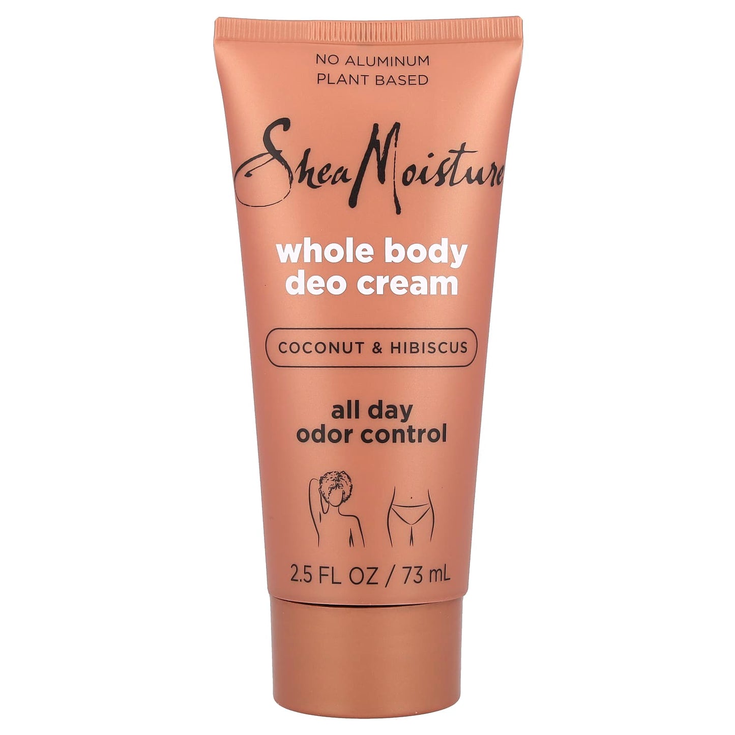 SheaMoisture, Whole Body Deo Cream, Coconut & Hibiscus, 2.5 fl oz (73 ml) - Image 1