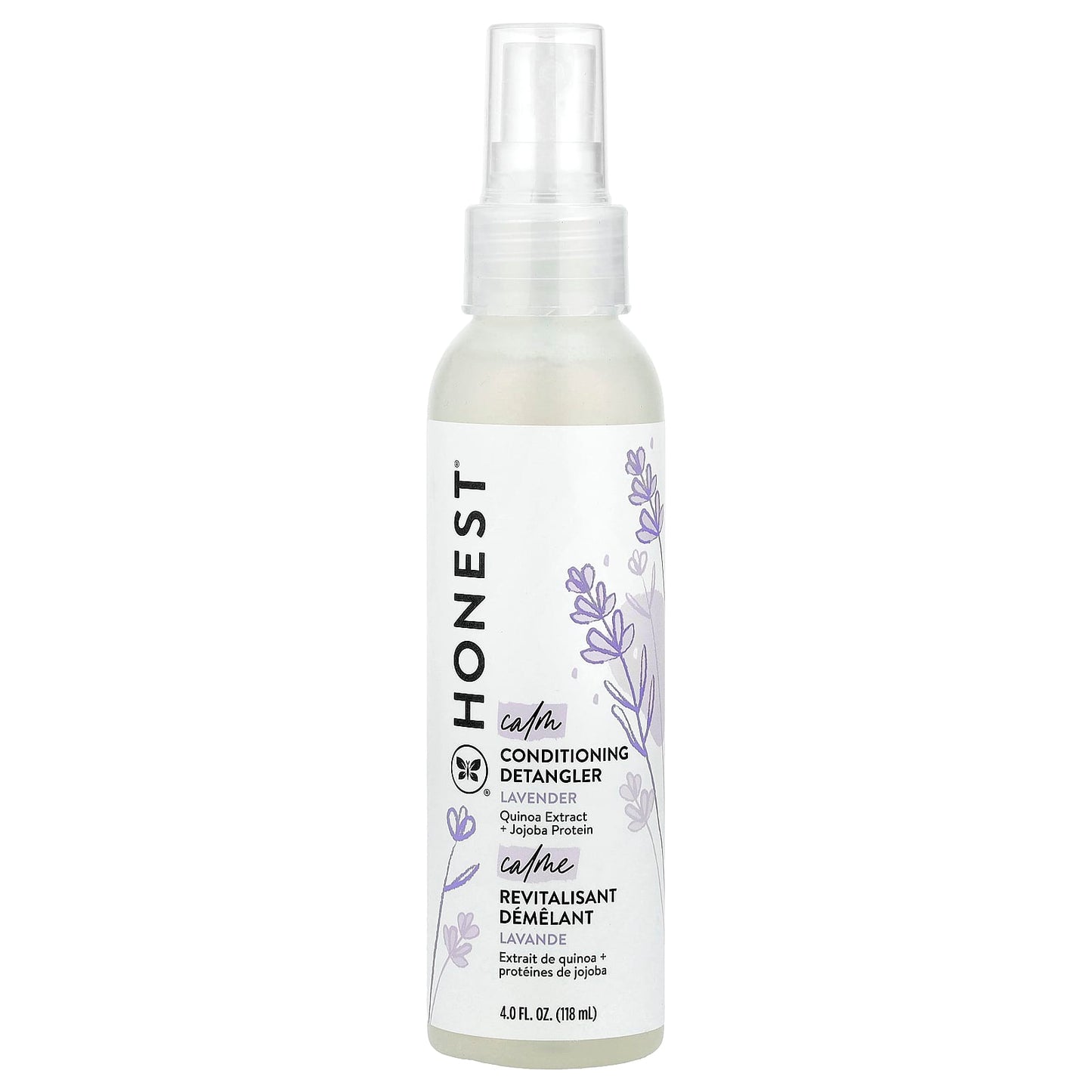 The Honest Company, Calm, Conditioning Detangler, Lavender, 4 fl oz (118 ml) - Image 1