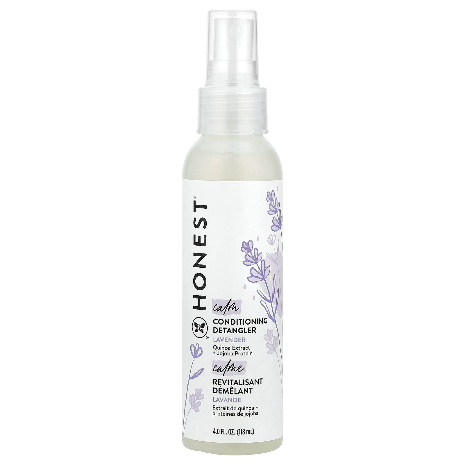 The Honest Company, Calm, Conditioning Detangler, Lavender, 4 fl oz (118 ml) - Image 1