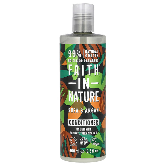 Nourishing Shea & Argan Conditioner for Dry Hair - 99% Natural Origin - Image 1