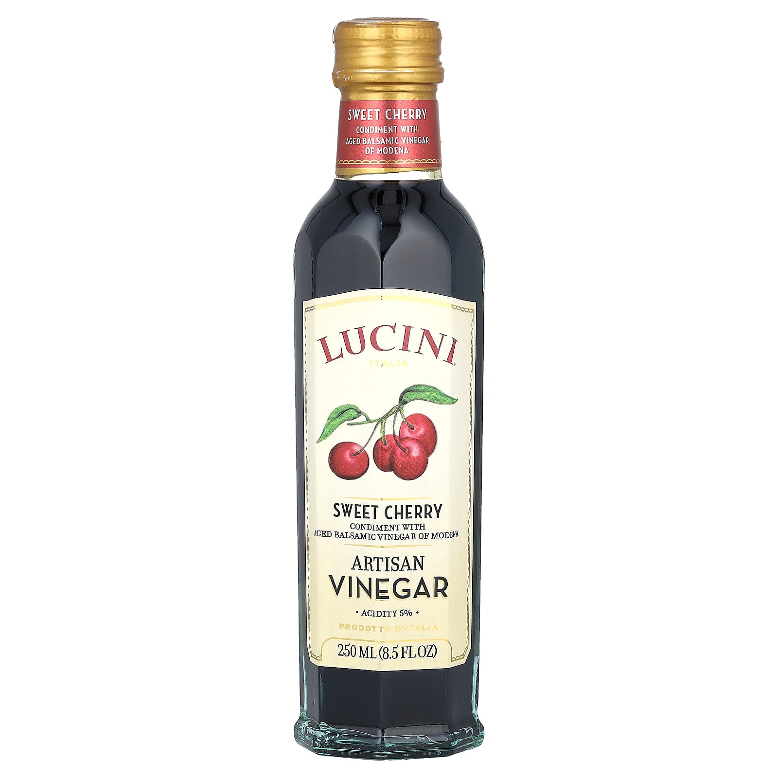 Lucini, Artisan Vinegar, Sweet Cherry, 8.5 fl oz (250 ml) - Image 1