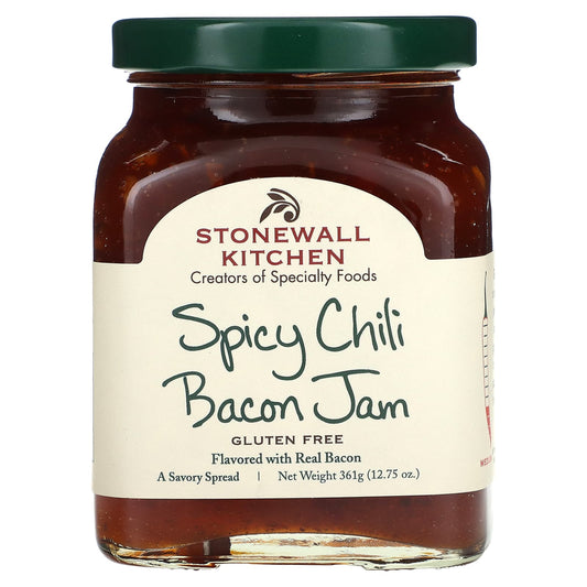 Stonewall Kitchen, Spicy Chili Bacon Jam, Medium, 12.75 oz (361 g) - Image 1