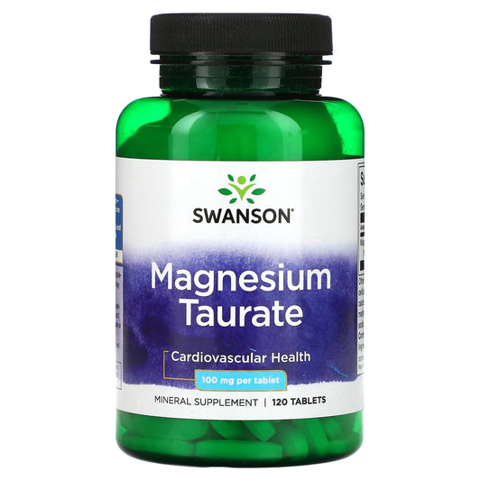Swanson, Magnesium Taurate, 100 mg, 120 tablets - Image 1