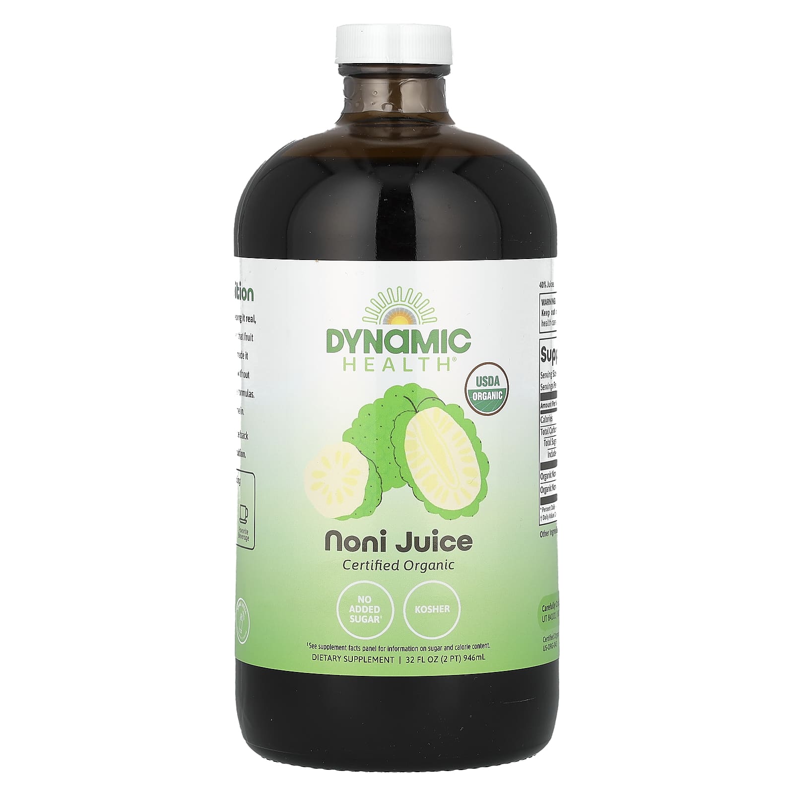 USDA Organic Noni Juice Concentrate 32oz - Image 1