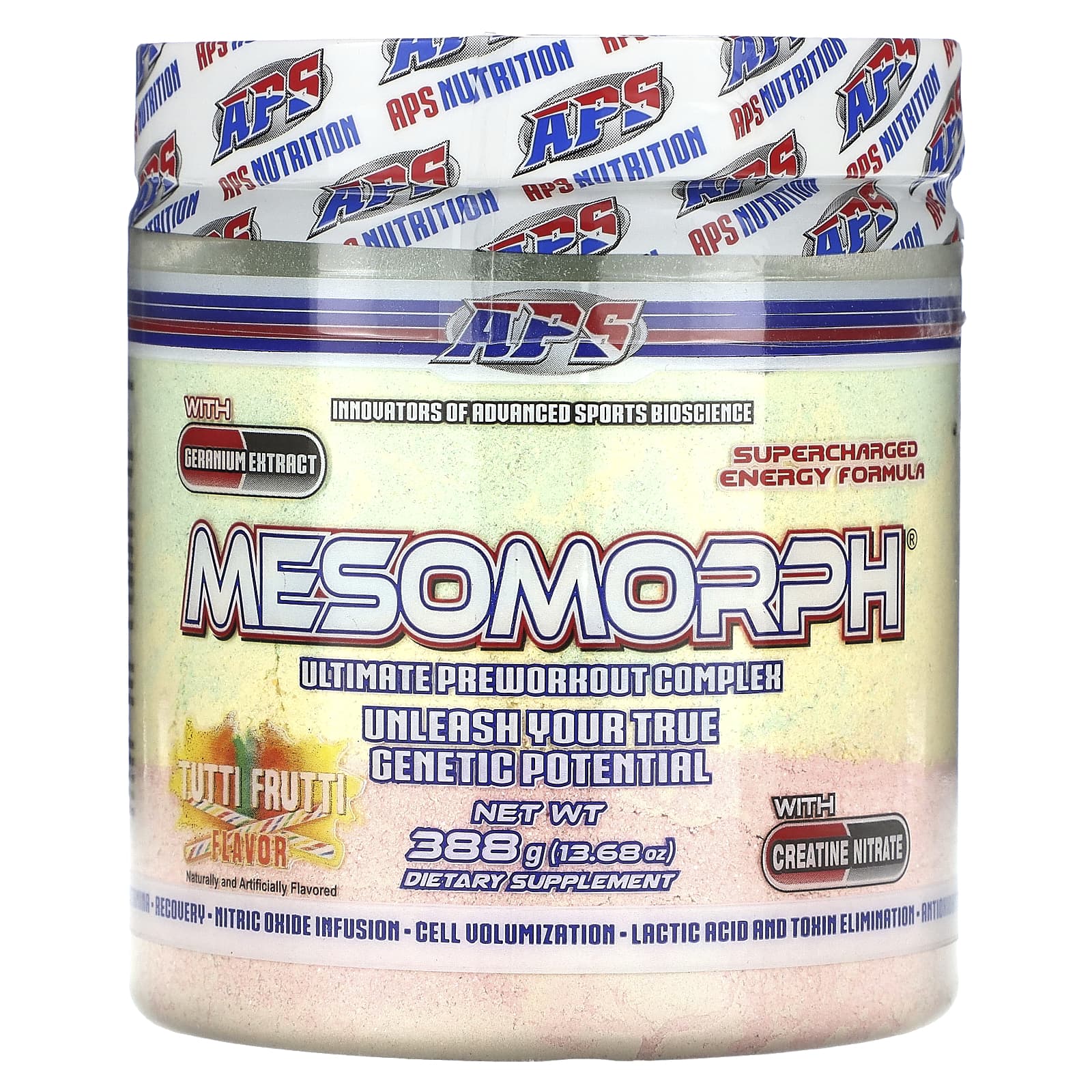 Unlock Your Mesomorph Potential with APS Preworkout - 13.68 oz (388g) - Image 1