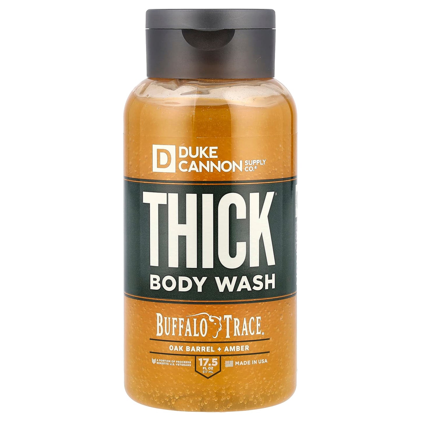Buffalo Trace Oak Barrel + Amber Body Wash, Thick & Long-Lasting - Image 1