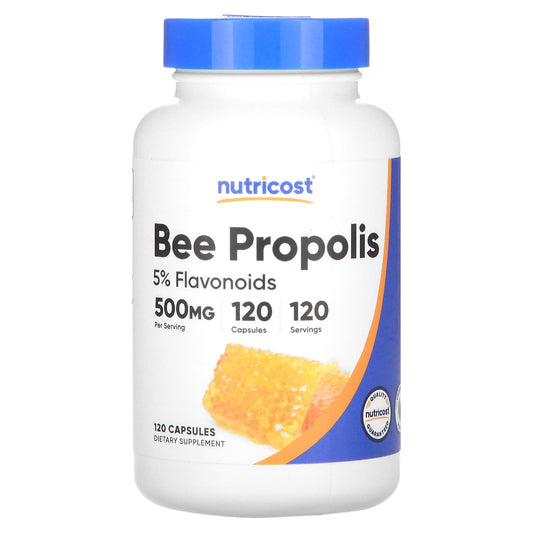 Nutricost, Bee Propolis, 500 mg, 120 Capsules - Image 1