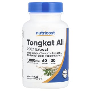 Nutricost Tongkat Ali 1000mg Capsules - Boost Energy & Libido