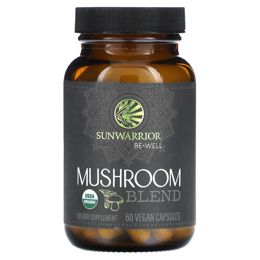 Sunwarrior, Mushroom Blend, 60 Vegan Capsules - Image 1