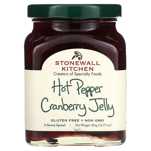 Stonewall Kitchen, Hot Pepper Cranberry Jelly, Medium , 12.75 oz (361 g) - Image 1