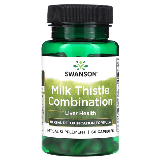 Swanson, Milk Thistle Combination, 60 Capsules - Image 1