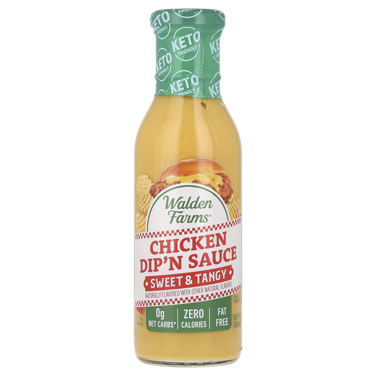 Walden Farms, Chicken Dip'N Sauce, Sweet & Tangy, 11.5 fl oz (340 ml) - Image 1
