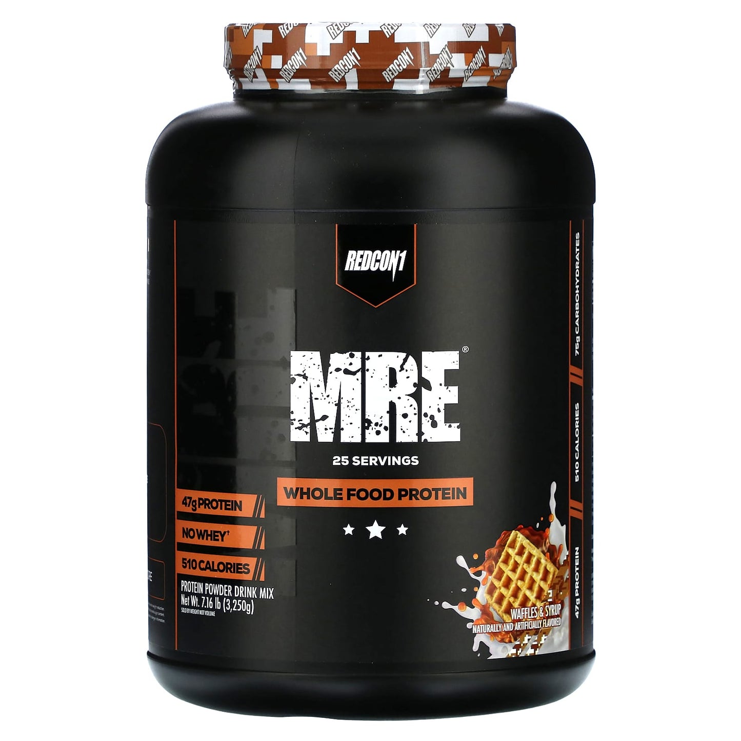 Redcon1, MRE, Whole Food Protein, Waffles & Syrup, 7.16 lb (3,250 g) - Image 1