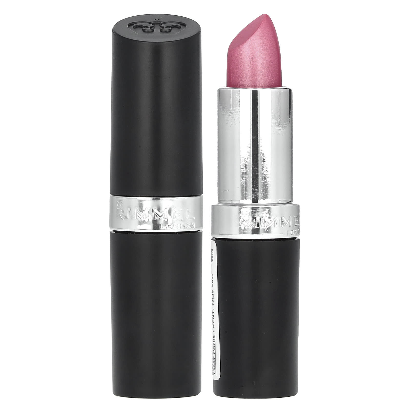 Rimmel London, Lasting Finish, Softglow Lipstick, 905 Iced Rose, 0.14 oz (4 g) - Image 1