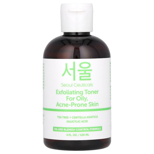 SeoulCeuticals, Exfoliating Toner, For Oily, Acne-Prone Skin, 4 fl oz (120 ml) - Image 1