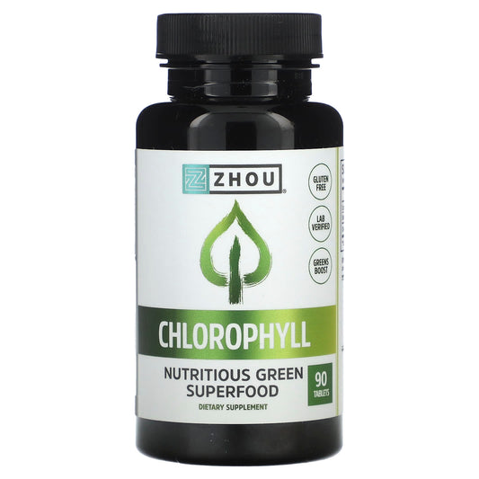 Zhou Nutrition, Chlorophyll, 90 Tablets - Image 1