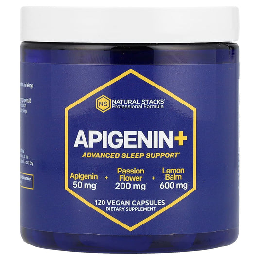 Natural Stacks, Apigenin+, 120 Vegan Capsules - Image 1