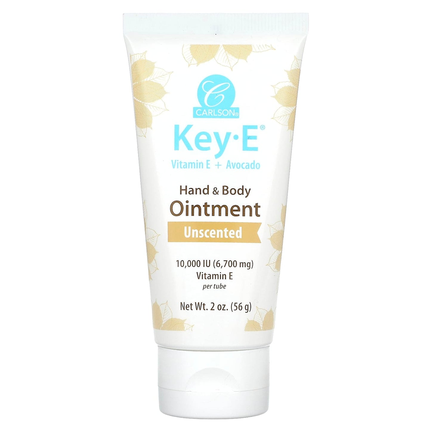 Carlson Key-E Hand & Body Ointment Unscented 2oz Vitamin E Moisturizer - Image 1