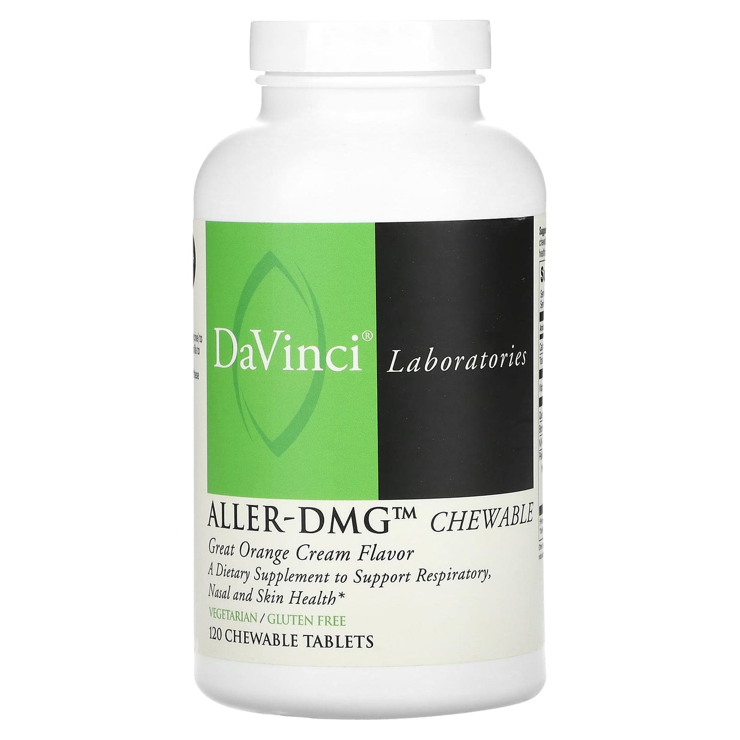 DaVinci Laboratories Aller-DMG Chewable Tablets for Immune & Respiratory Support - Image 1