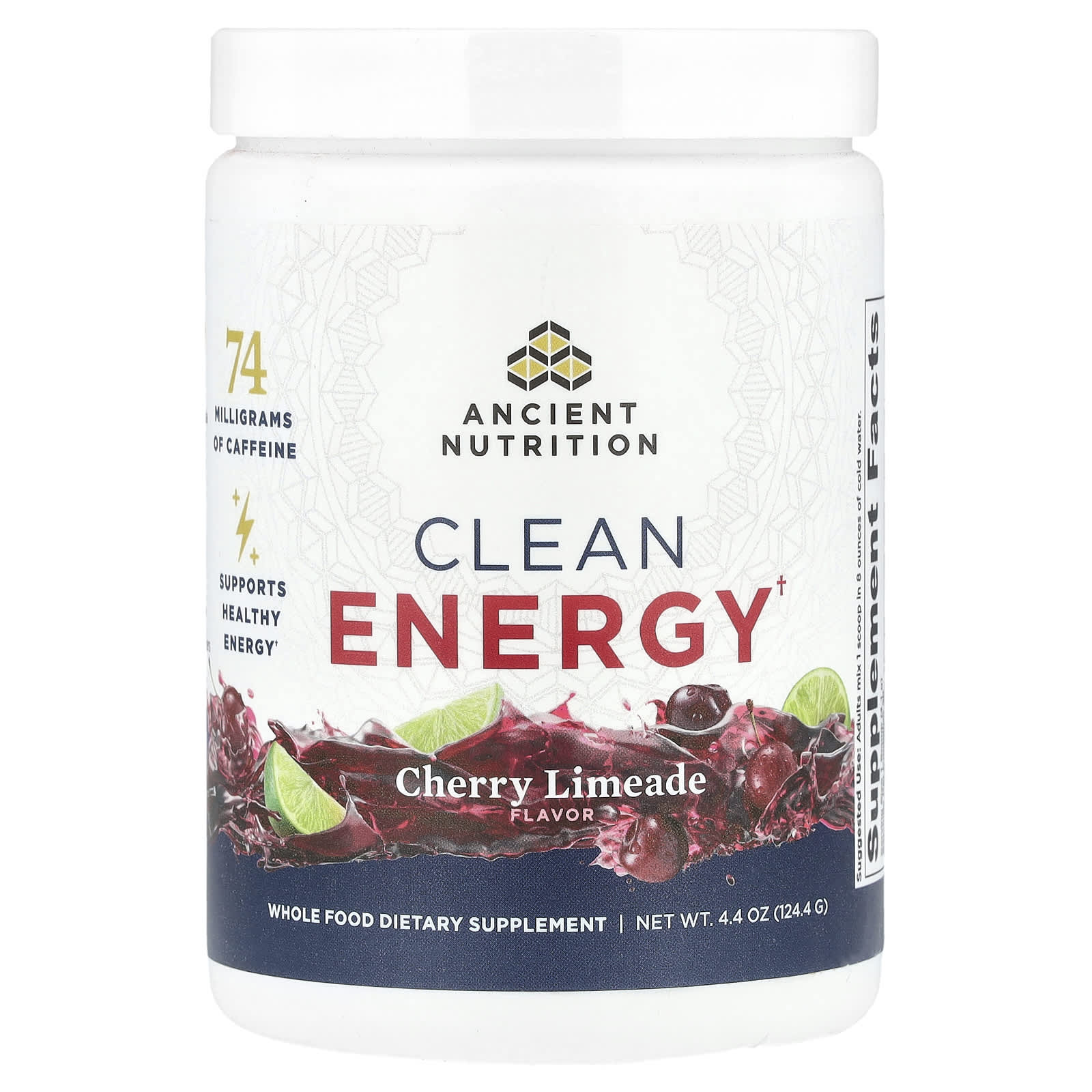 Ancient Nutrition Clean Energy Cherry Limeade 4.4 oz - Image 1