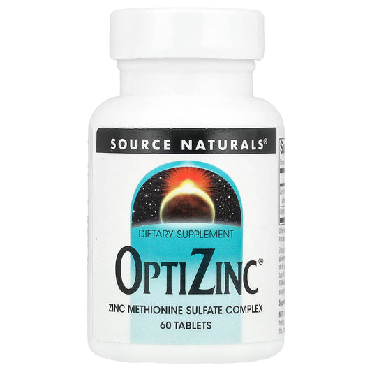 Source Naturals, OptiZinc®, 60 Tablets - Image 1