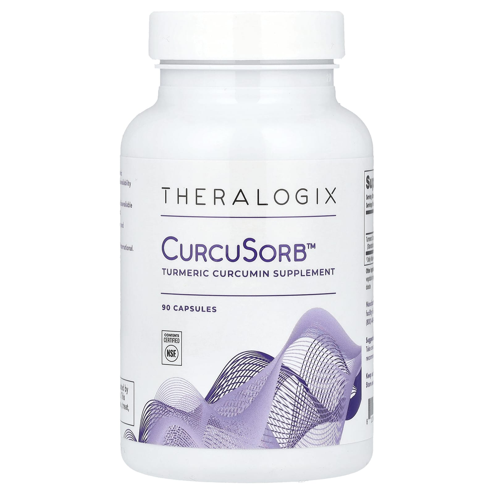 Theralogix, CurcuSorb, 90 Capsules (300 mg per Capsule) - Image 1