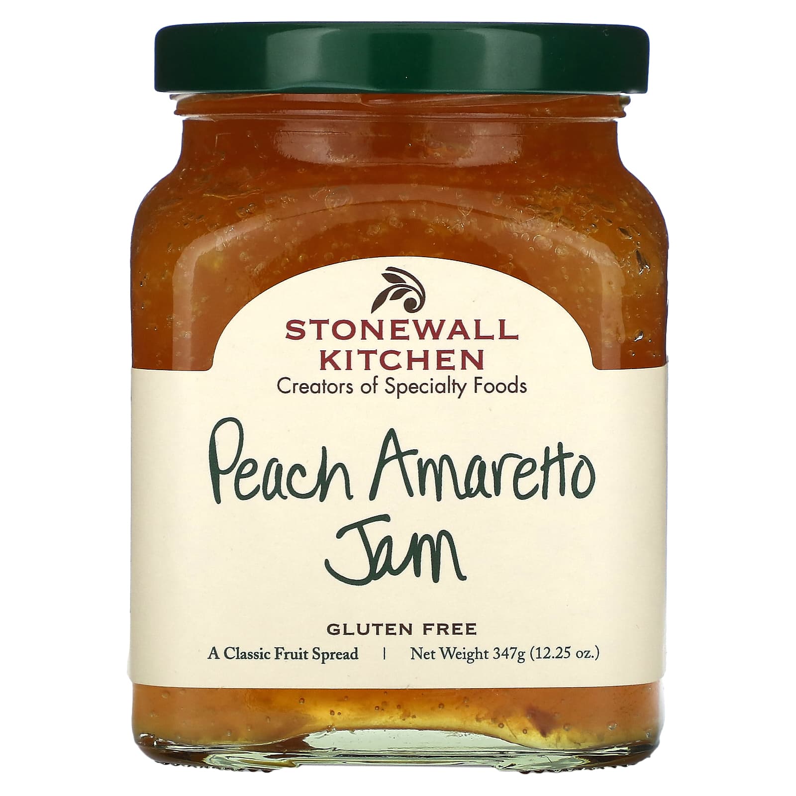 Stonewall Kitchen, Peach Amaretto Jam, 12.25 oz (347 g) - Image 1