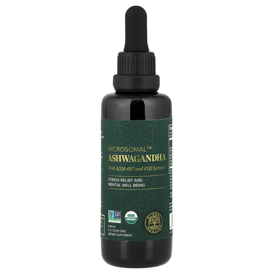 Global Healing Ashwagandha for Stress Relief & Mental Clarity, 2 fl oz - Image 1