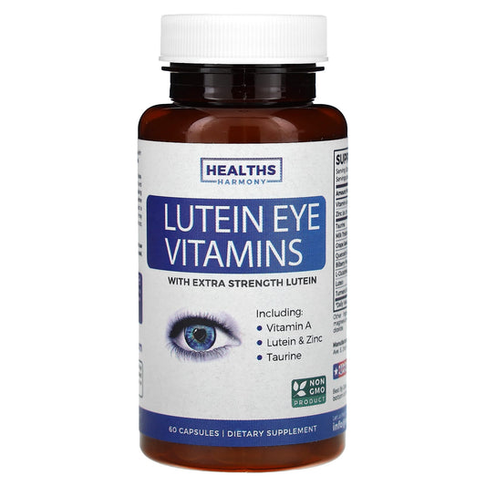Lutein Eye Vitamins - Protect Your Vision with Healths Harmony's Extra Strength Supplement - Image 1
