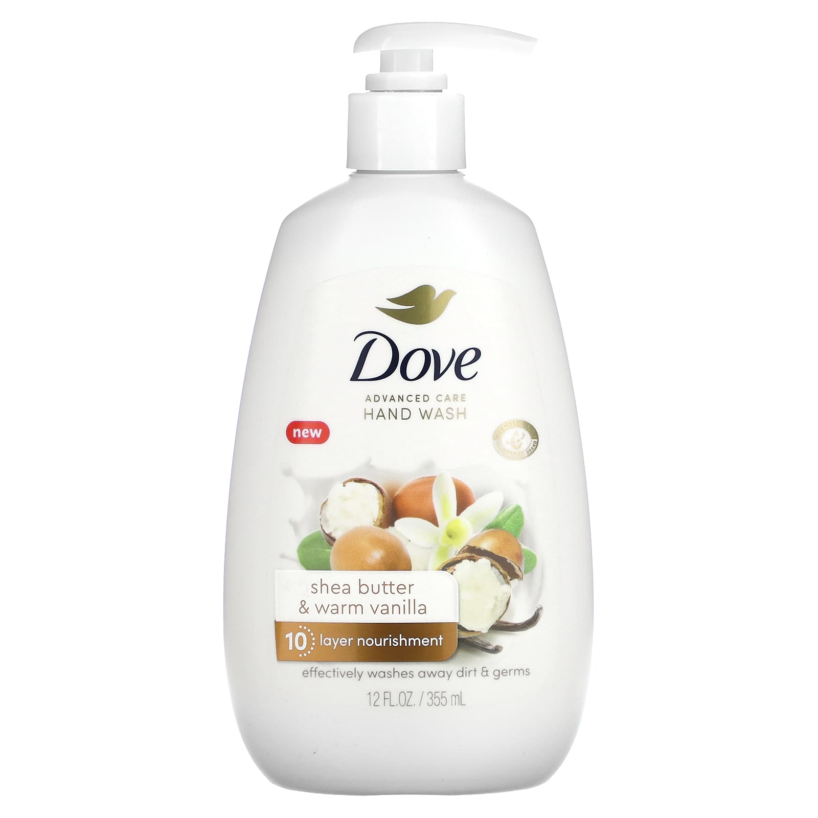 Nourish Your Hands with Dove Shea Butter & Warm Vanilla Hand Wash - Image 1