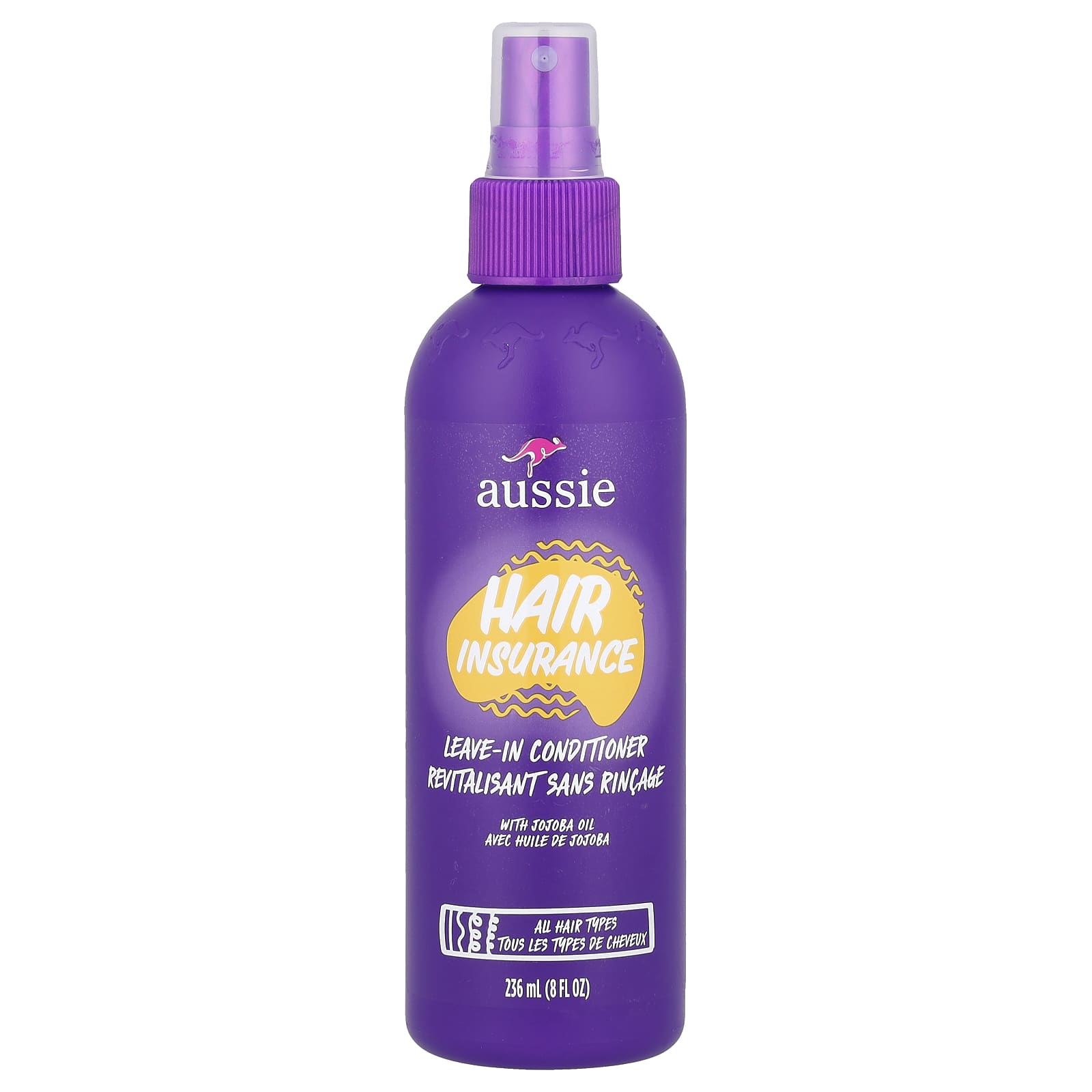 Aussie Leave-In Conditioner with Jojoba Oil, Hair Insurance for All Hair Types - Image 1