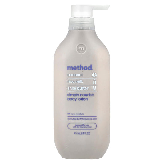 Method, Body Lotion, Simply Nourish, 14 fl oz (414 ml) - Image 1