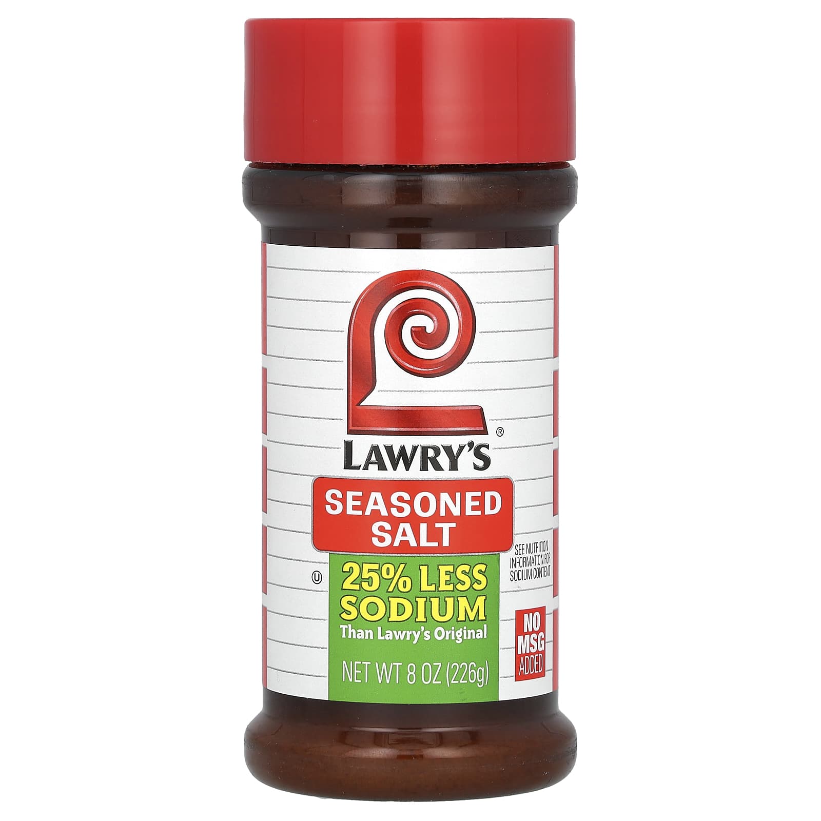 Lawry's, Seasoned Salt, Less Sodium, 8 oz (226 g) - Image 1