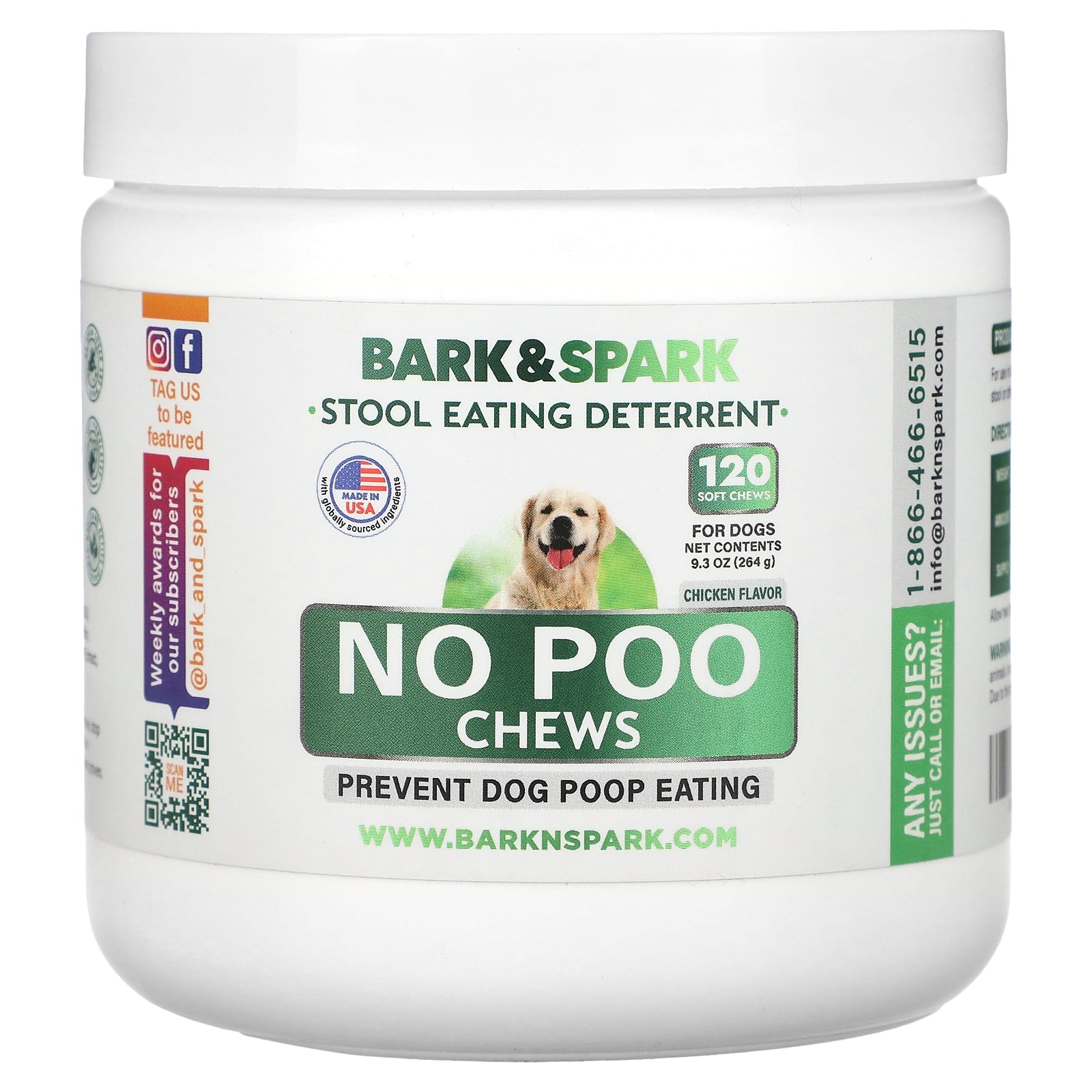 No Poo Chews by Bark&Spark - Dog Stool Eating Deterrent - Image 1