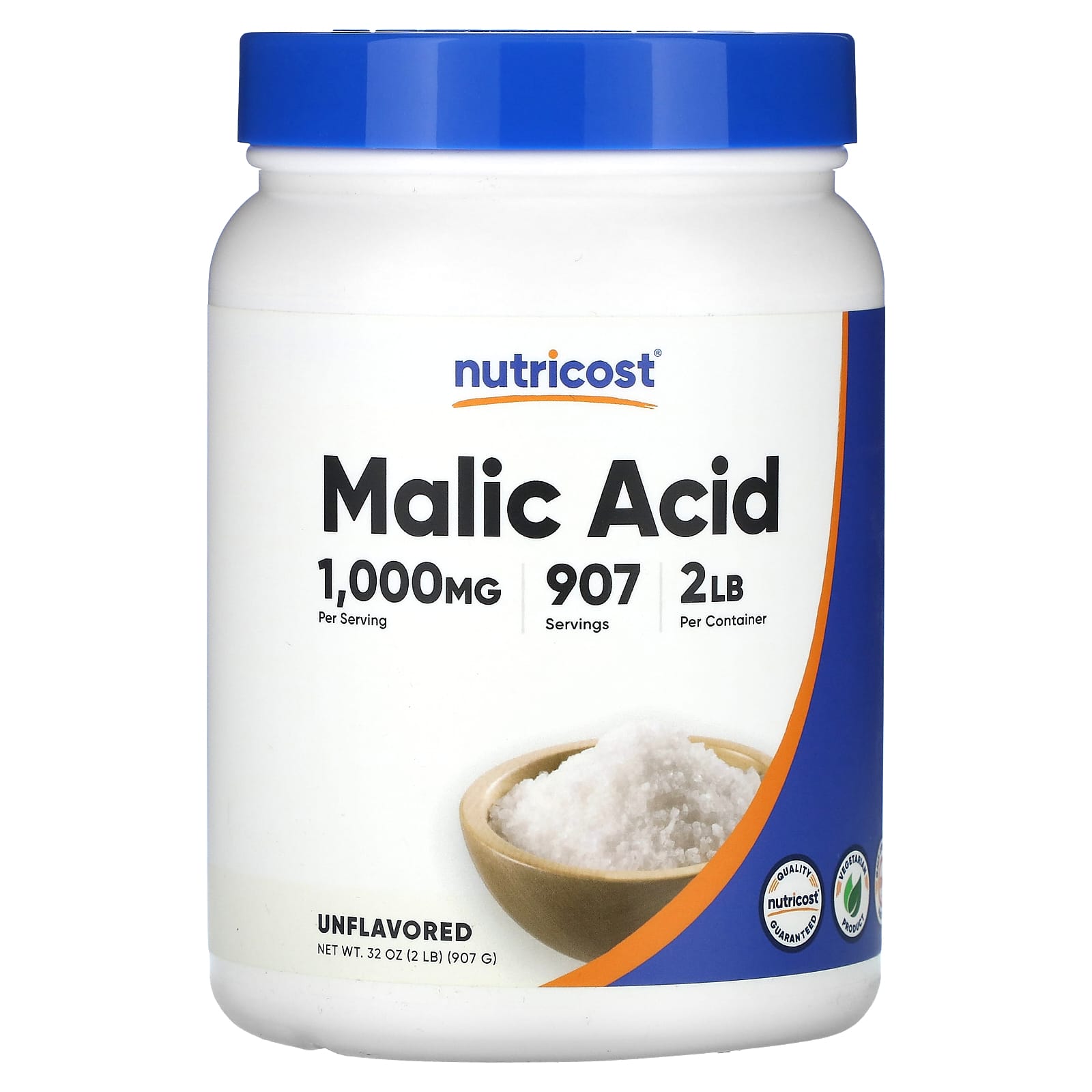 Nutricost, Malic Acid, Unflavored, 32 oz (907 g) - Image 1
