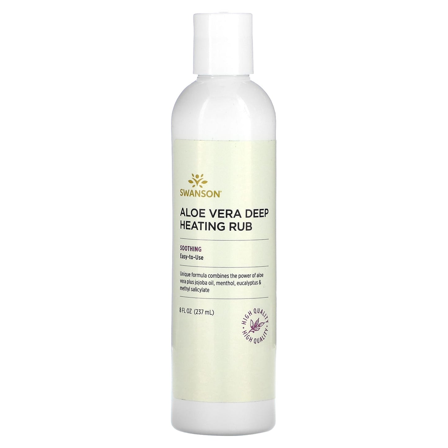Swanson, Aloe Vera Deep Heating Rub, 8 fl oz (237 ml) - Image 1