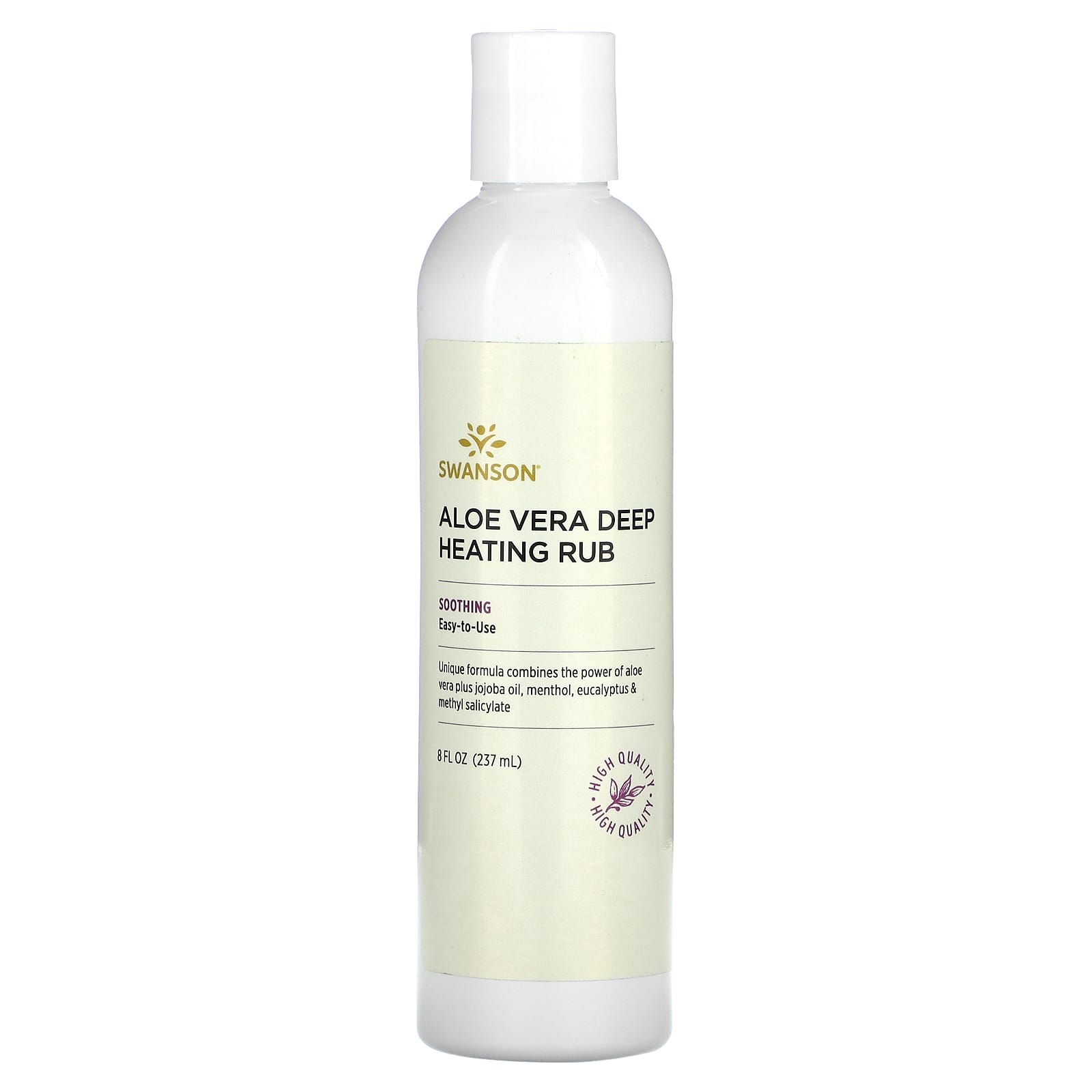 Swanson, Aloe Vera Deep Heating Rub, 8 fl oz (237 ml) - Image 1