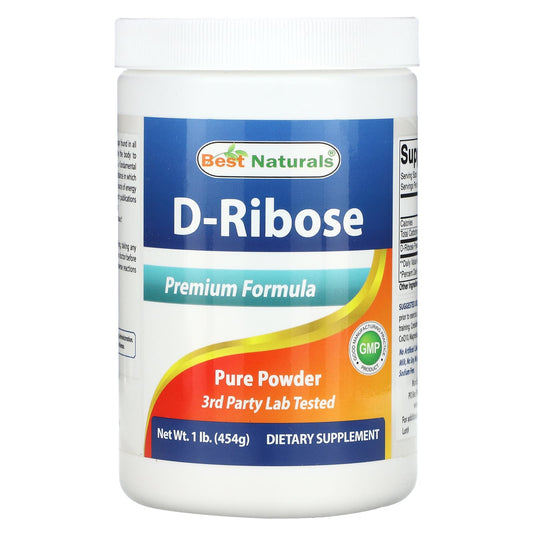 Boost Energy with Best Naturals D-Ribose 454g - Image 1