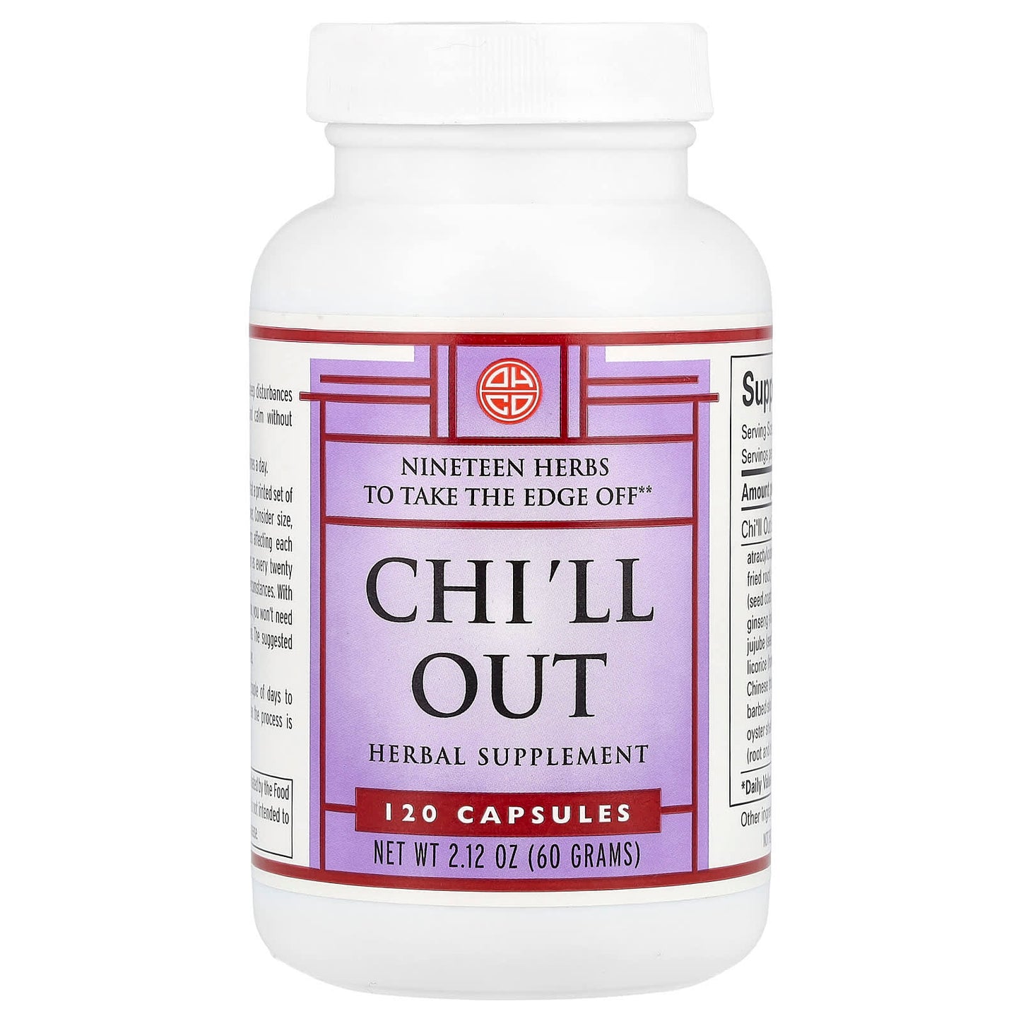 Snap Dynasty, Chi'll Out, 120 Capsules - Image 1