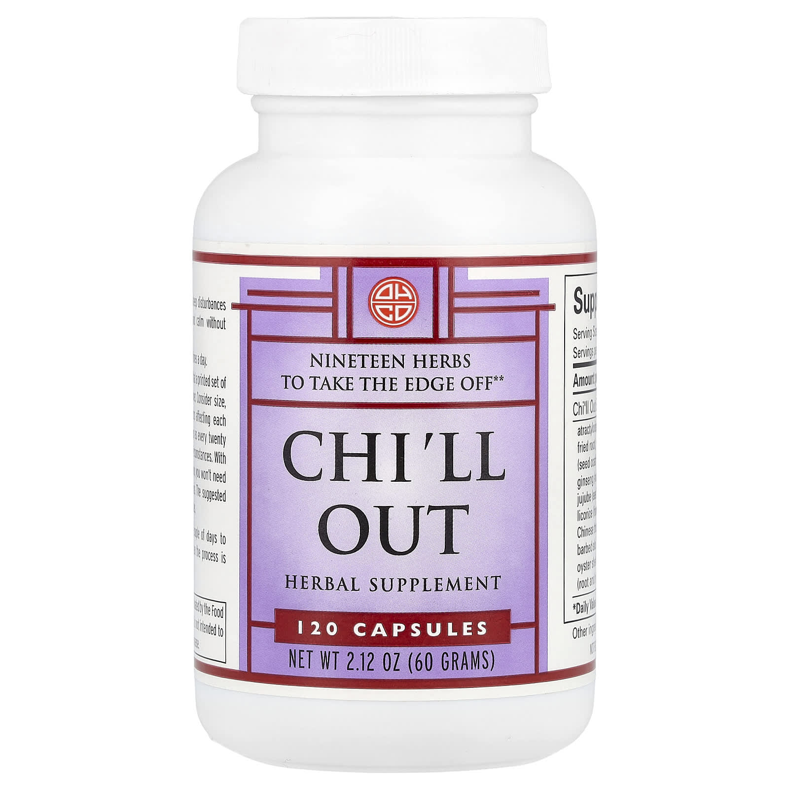 Snap Dynasty, Chi'll Out, 120 Capsules - Image 1