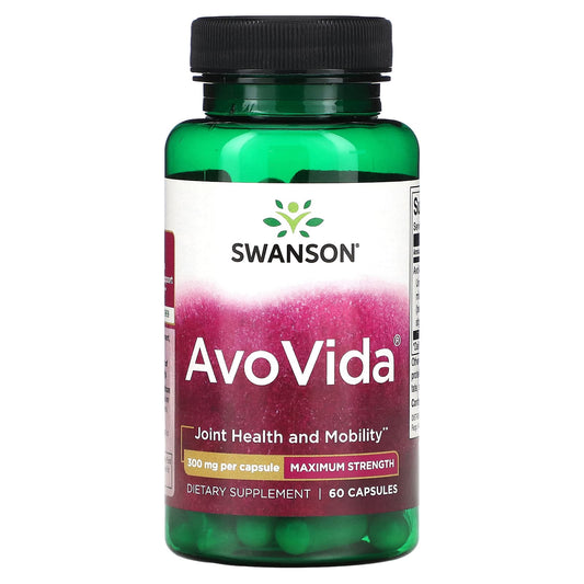 Swanson, AvoVida, Maximum Strength, 300 mg, 60 Capsules - Image 1