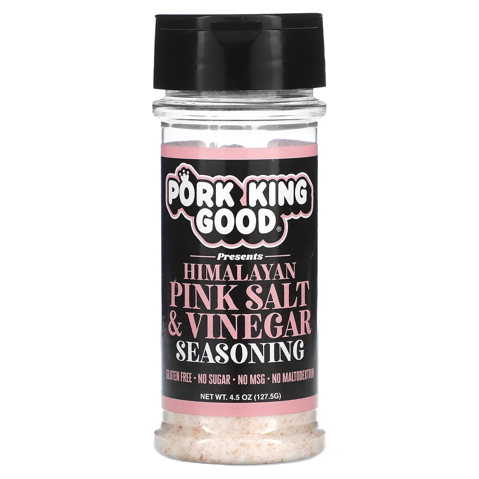 Pork King Good, Himalayan Pink Salt & Vinegar Seasoning , 4.5 oz (127.5 g) - Image 1