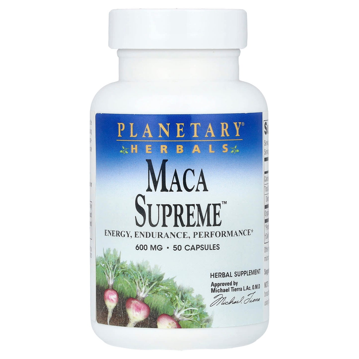 Planetary Herbals, Maca Supreme™, 600 mg , 50 Capsules - Image 1