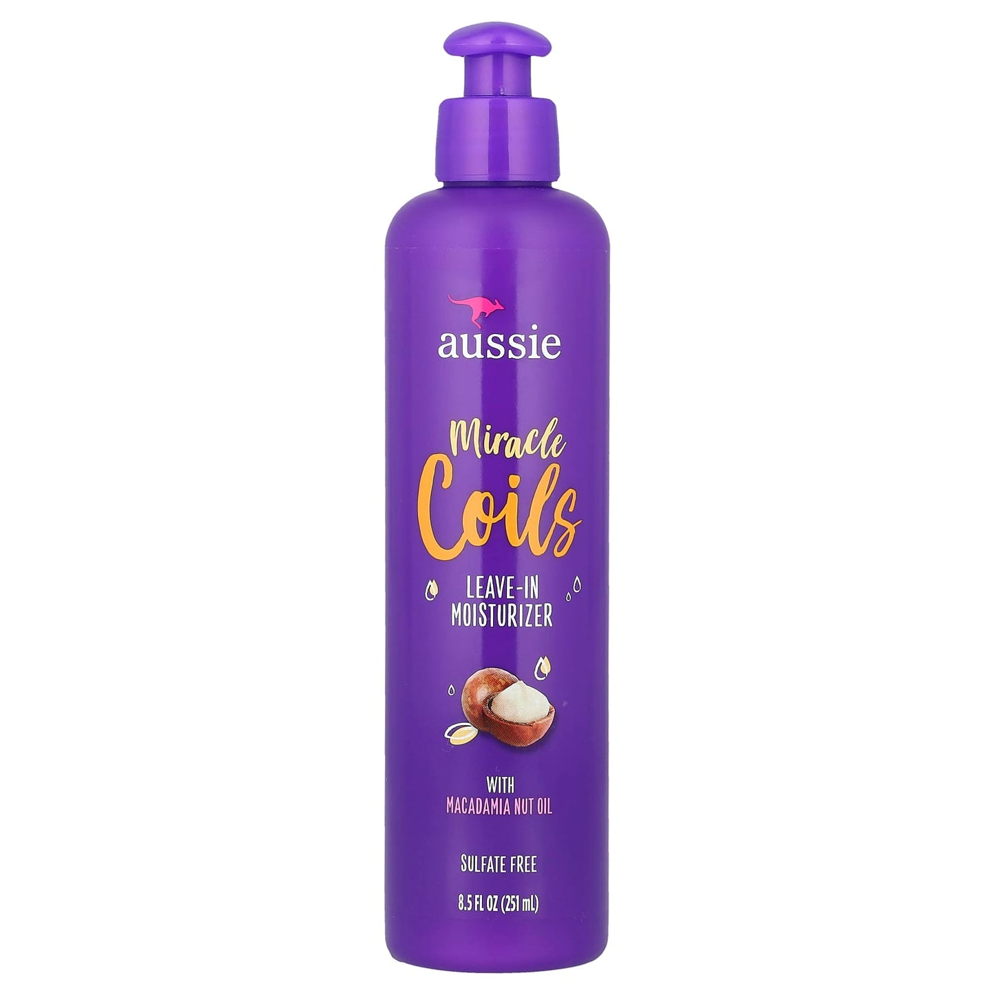 Aussie Miracle Coils Leave-In Moisturizer with Macadamia Nut Oil - Image 1